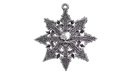 Arrows Chaos Star Cross Skull Amulet