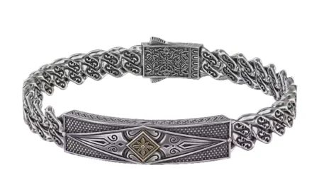 925 Sterling Silver Bracelet with patterns antique bracelet 203