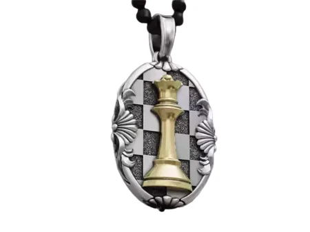 Chess queen 925 Sterling Silver pendant