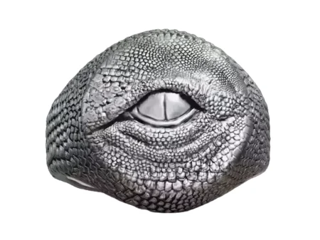 Dragon eye skin scales 925 Sterling Silver ring