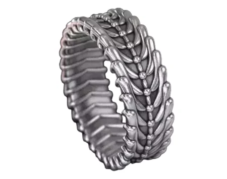 Exclusive 925 Sterling Silver ring for stylish people 419