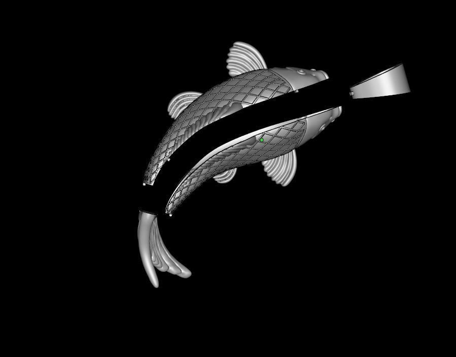 Fish 925 Sterling Silver pendant carp caught - Image 7