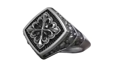 Maltese Cross Symbol Knight Stones Signet