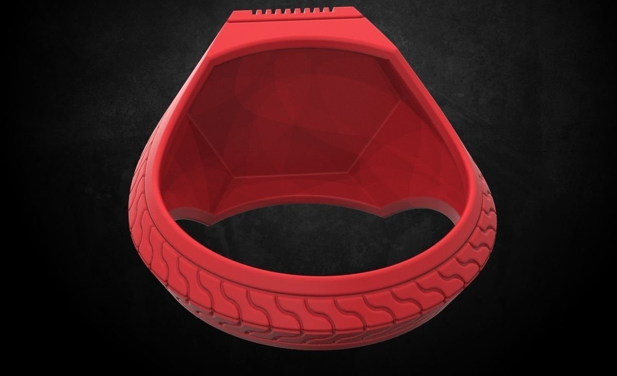 Mens 925 Sterling Silver ring with a skull in a new version 162 - Image 9