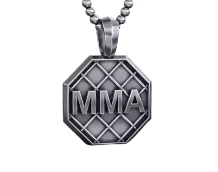 925 Sterling Silver Pendant fighter winner 424