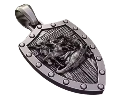 925 Sterling Silver Pendant george under the old and tree 435