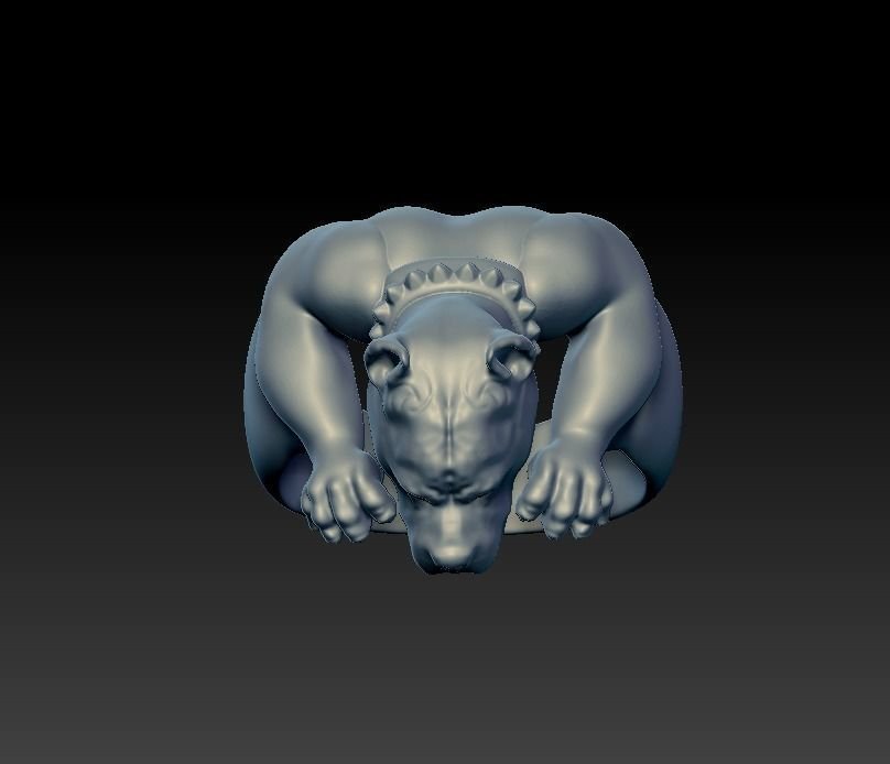 Pitbull dog jewelry 925 Sterling Silver ring for men - Image 5