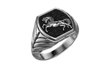 Horse 925 Sterling Silver Ring
