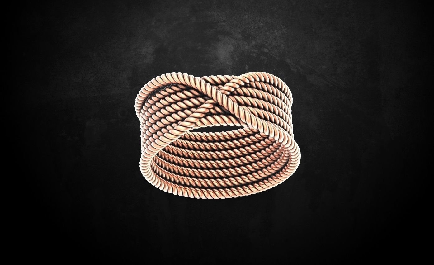 925 Sterling Silver Ring ropes - Image 3