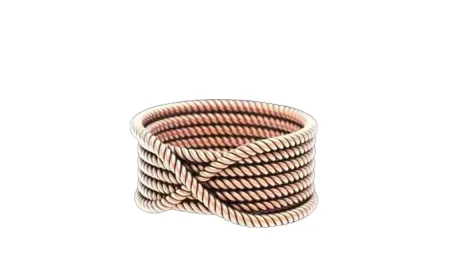 925 Sterling Silver Ring ropes