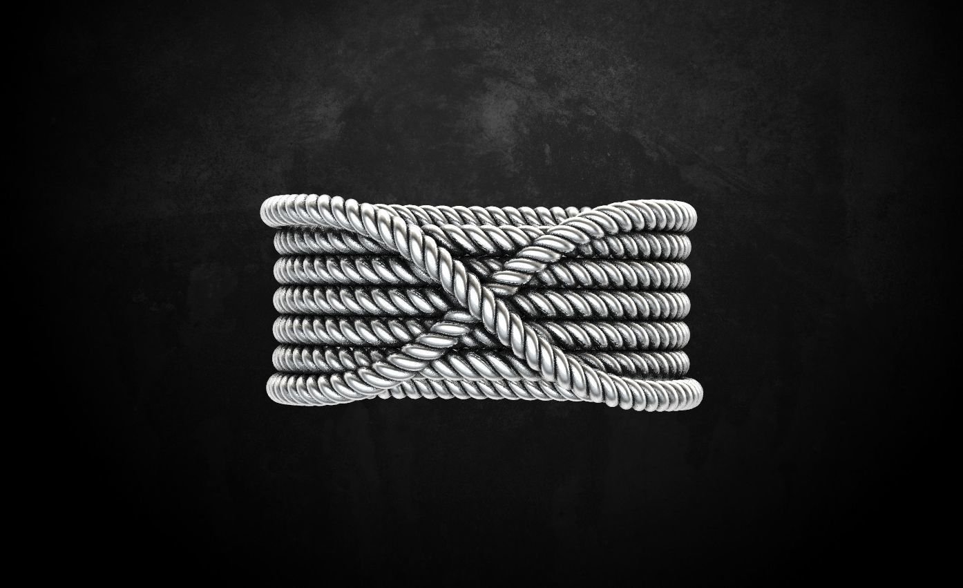 925 Sterling Silver Ring ropes - Image 6