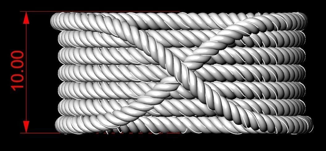 925 Sterling Silver Ring ropes - Image 11