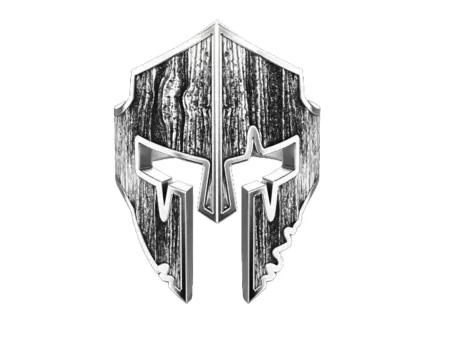 925 Sterling Silver Ring Spartan warrior helmet 795