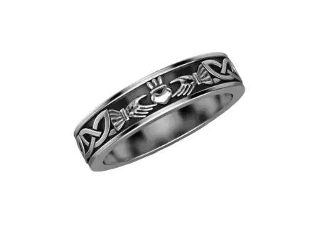 925 Sterling Silver Ring with a heart symbol of love 14