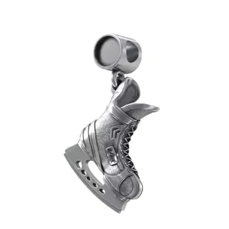 Skates Shoe 925 Sterling Silver Pendant with Very Fine Detailing