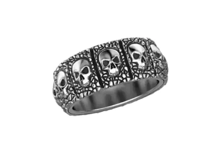 Skulls 925 Sterling Silver ring