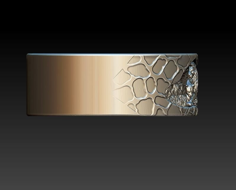 Wedding band promise pair rings lion family - Image 5