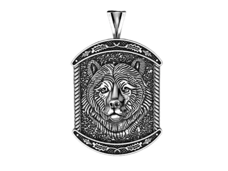 Bear 925 Sterling Silver pendant