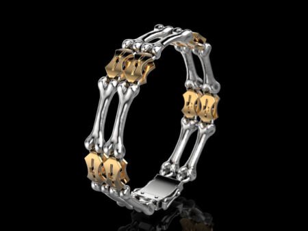 925 Sterling Silver Bracelet Bones