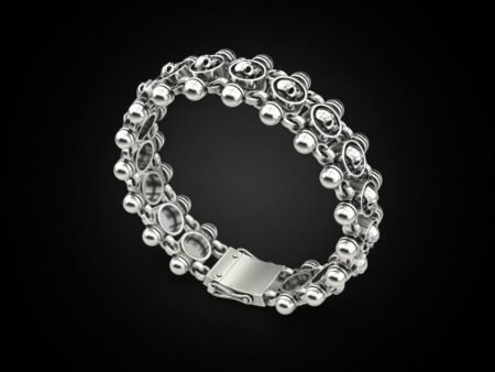 925 Sterling Silver Bracelet for a real biker 5