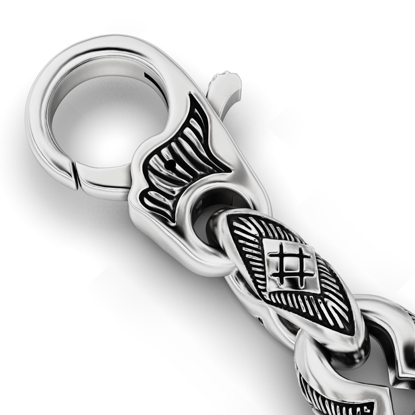 925 Sterling Silver Bracelet for a real biker 8 V2 lightweight - Image 2