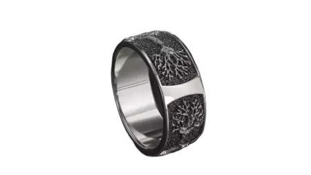 brutal tree of life silver 925 Sterling Silver ring