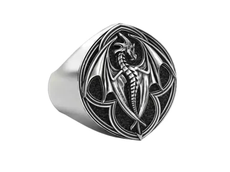 Dragon Religion 925 Sterling Silver Ring