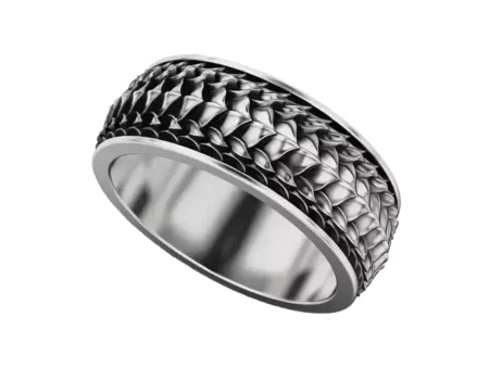 Dragon Scale 925 Sterling Silver Ring