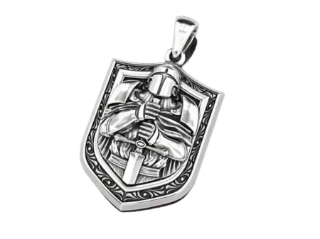 Knight 925 Sterling Silver Pendant