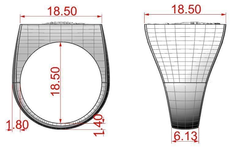 Man 925 Sterling Silver ring - Image 7