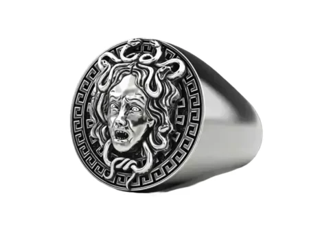 Medusa Gorgon 925 Sterling Silver Ring