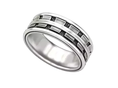 Men band 925 Sterling Silver ring 6
