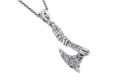 old celtic axe 925 Sterling Silver pendant