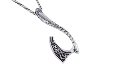 old celtic silver axe 925 Sterling Silver pendant