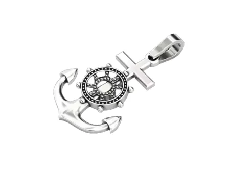 925 Sterling Silver Pendant anchor 030522