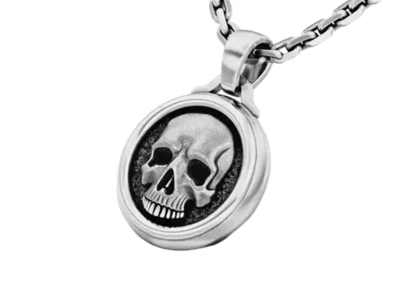 925 Sterling Silver Pendant for Skull Signet Ring