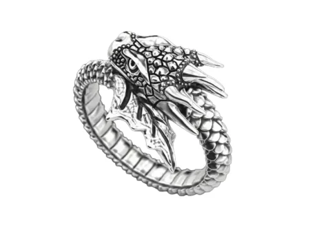 925 Sterling Silver Ring A Dragon