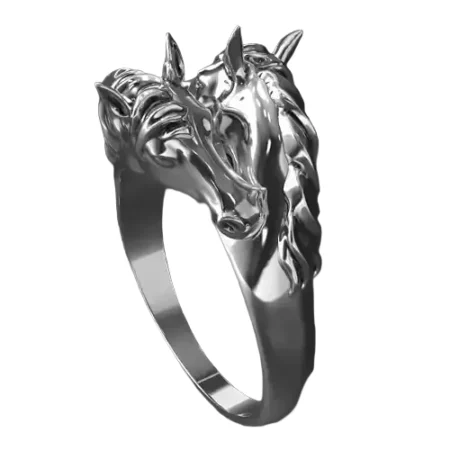 Horse Ring 925 Sterling Silver