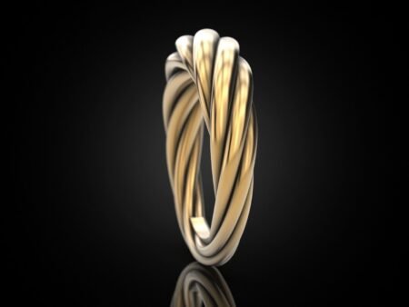925 Sterling Silver Ring rope 3