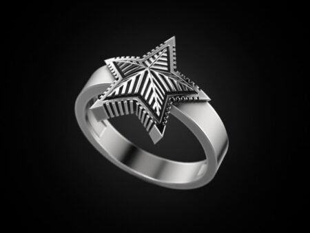 925 Sterling Silver Ring star 2