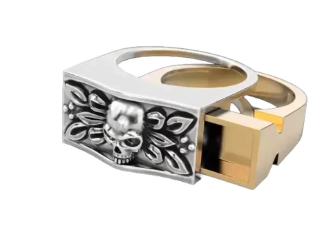 Secret Compartment 925 Sterling Silver ring