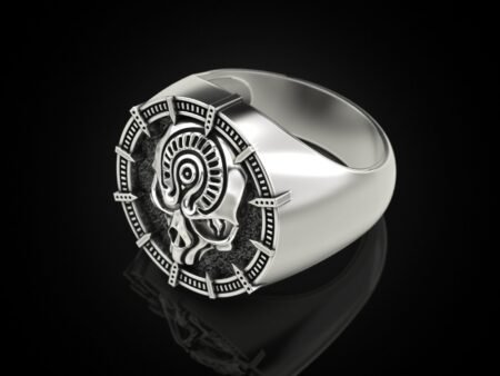 Skull 925 Sterling Silver ring 1601