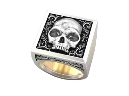 Skull Secret Compartment 925 Sterling Silver ring
