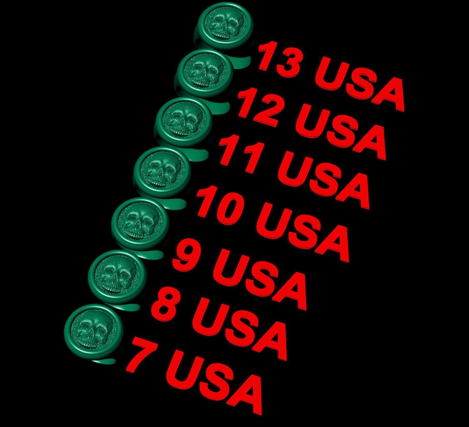 Skull Signet 925 Sterling Silver Ring - Image 9