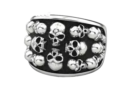 Skulls 925 Sterling Silver ring