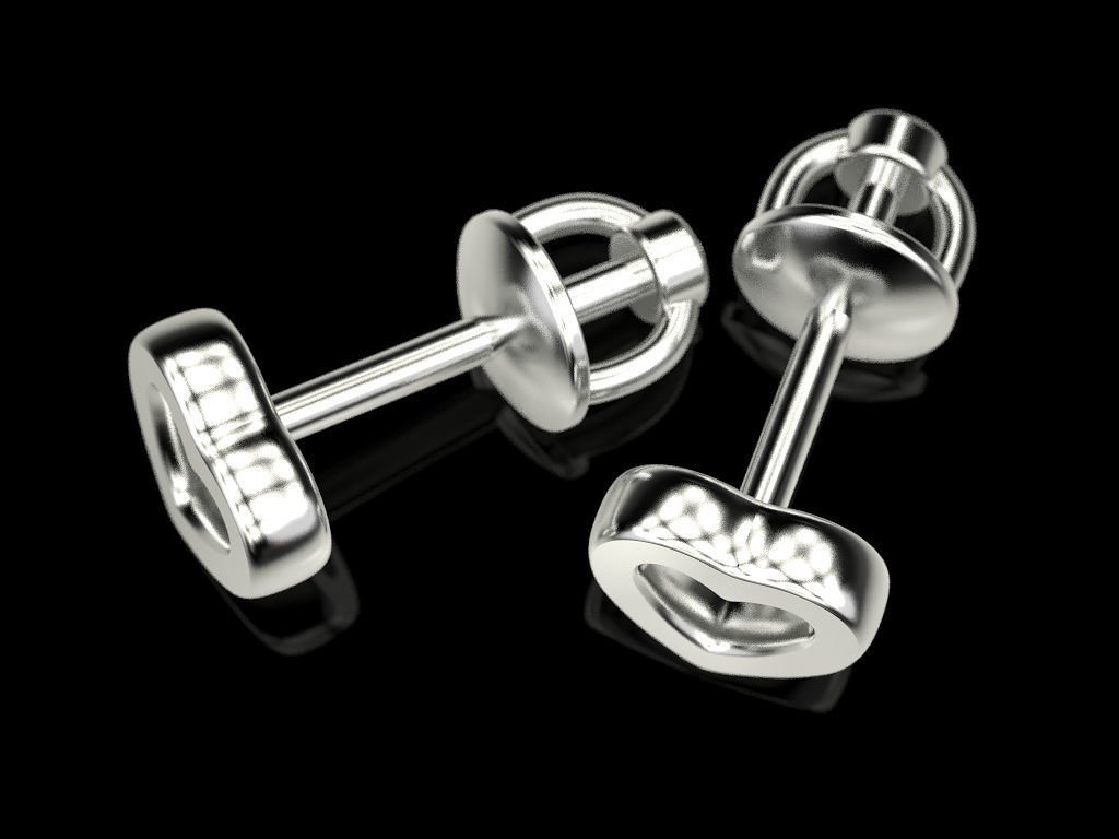 Stud earrings Hearts - Image 2