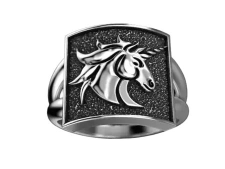 Unicorn 925 Sterling Silver ring