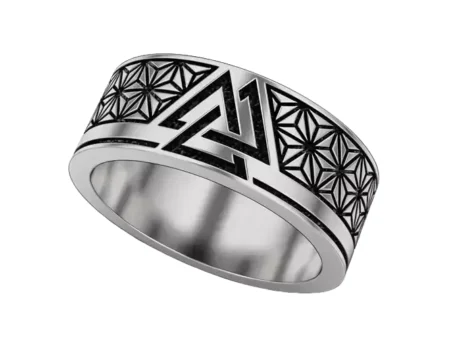 Valknut Viking 925 Sterling Silver Ring