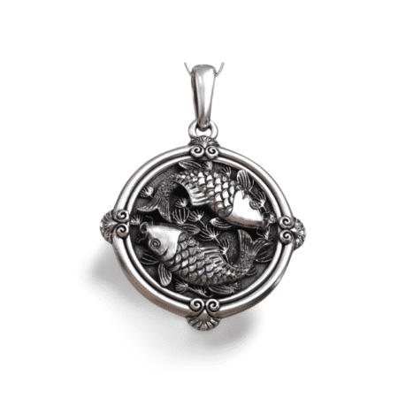 fish pendant 925 silver sterling